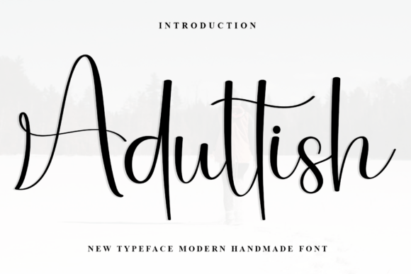 Adultish: A Playful Handwritten Font for Crafters & Sellers