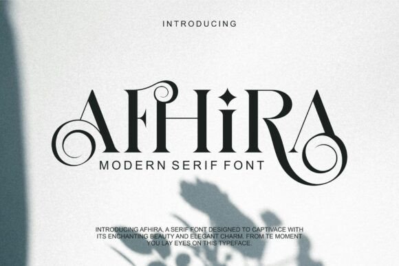 Afhira: A Serif Typeface That Feels Like Coming Home