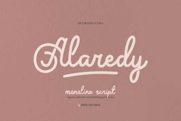 Alaredy: A Modern Script Font for Scroll-Stopping Brand Content