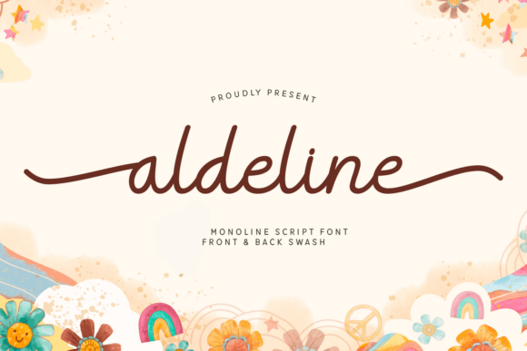 Aldeline: A Friendly, Elegant Script Font for Handmade Creators
