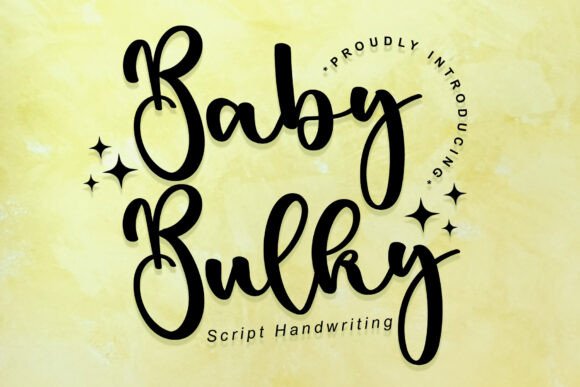 Baby Bulky: A Warm, Modern Script Font for Digital Branding