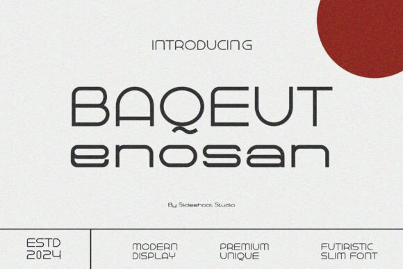 Baqeut Enosan: A Modern Sans Serif That Earns Its Space in Campaigns