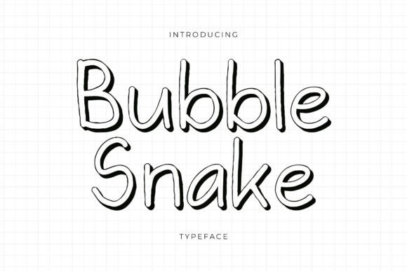Bubble Snake: A Playful Yet Polished Sans Serif