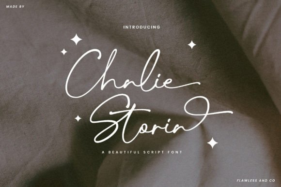 Chalie Storia: A Script Font That Makes Your Brand Feel Thoughtful