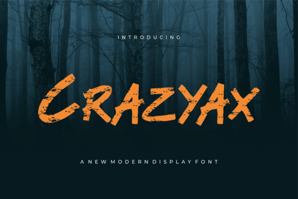 Crazyax: A Whimsical Script Font for Editorial Magic