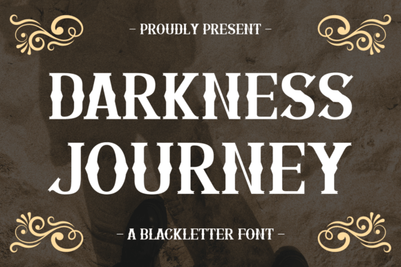 Darkness Journey: A Blackletter Font That Earns Its Place