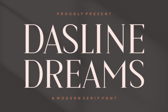 Dasline Dreams: A Modern Serif Font for Polished Digital Branding