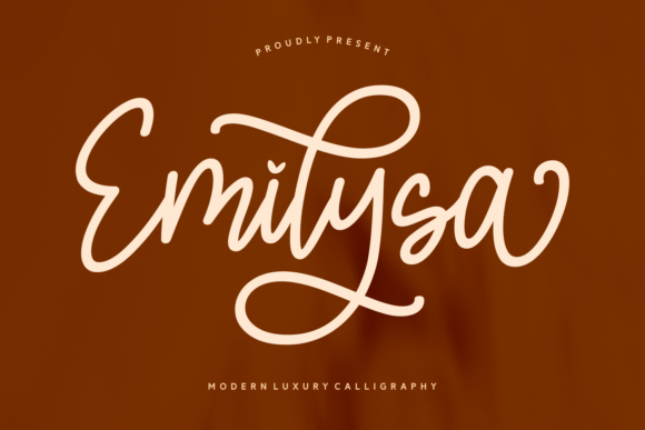 Emilysa: A Modern Script Font for Sophisticated Web Design