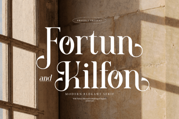 Fortun Kilfon: A Refined Serif Font for Handmade Labels & Elegant Printables