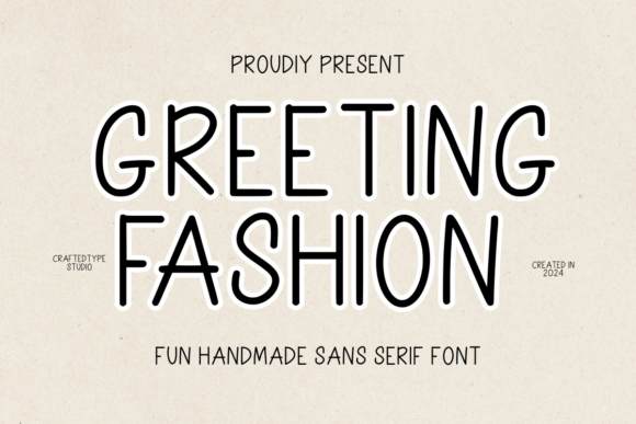 Greeting Fashion: A Cheerful Sans Serif Font for Holiday Web Design