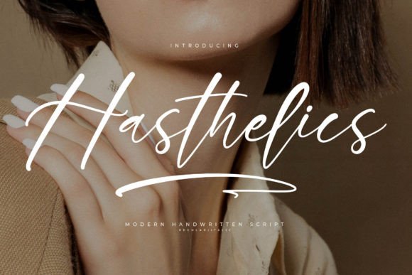 Hasthelics: A Warm, Modern Handwritten Font That Feels Like It Belongs