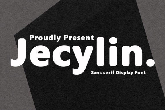 Jecylin: A Friendly, Rounded Sans Serif Font for Makers