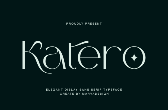 Katero: A Refined Sans Serif Font for Digital Branding