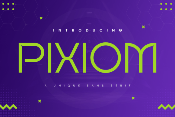 Pixiom: A Modern Sans Serif Font for Handmade Creators