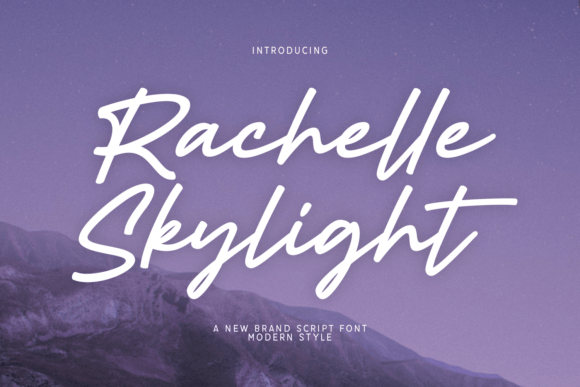 Rachelle Skylight: A Warm, Flowing Script Font for Real Branding Work