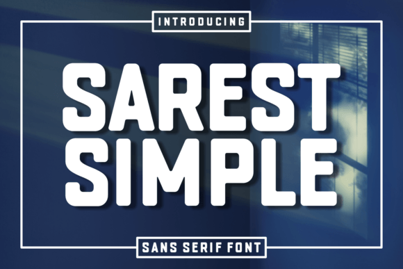 Sarest Simple: A Clean, Confident Font for Small Business Branding