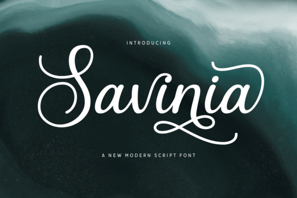 Savinia: A Bold Script Font for Modern Web Design
