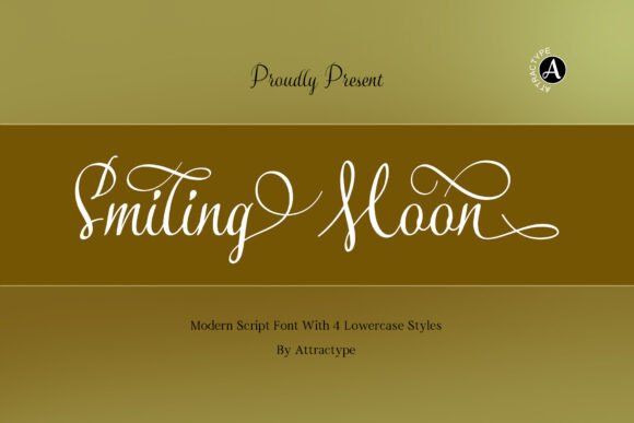 Smiling Moon: A Modern Script Font That Elevates Real Small Business Branding