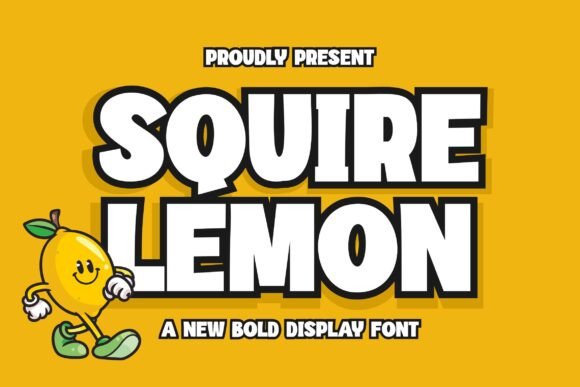 Squire Lemon: A Modern Sans Serif That Makes Handmade Goods Shine
