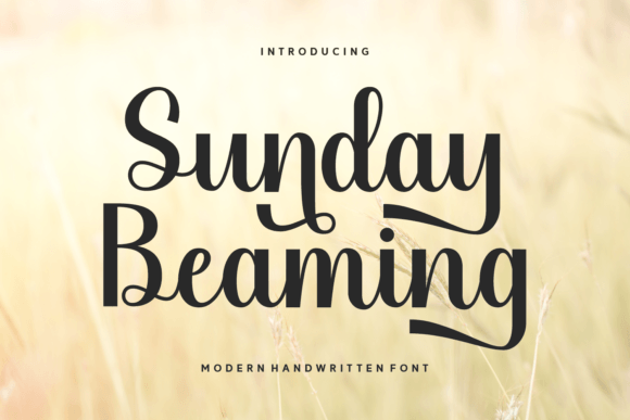 Sunday Beaming: A Handwritten Font That Lifts Your Web Design