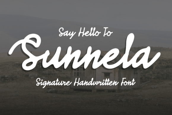 Sunnela: A Bold Script Font That Commands Attention