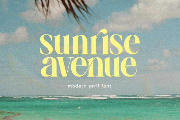 Sunrise Avenue: A Modern Serif with Real Personality
