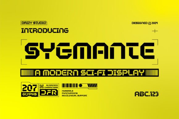 Sygmante: A Futuristic Sans Serif Font for Bold Digital Branding