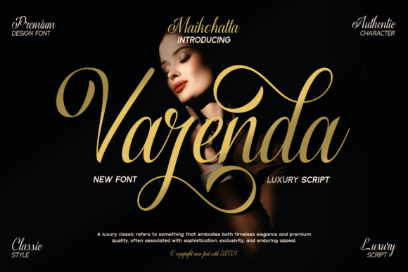 Varenda: A Refined Script Font for Modern Digital Brands