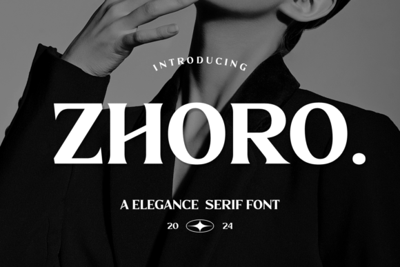 Zhoro: A Serif Font That Makes Your Headlines Unmissable
